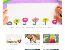 Tablet Screenshot of languagegardenpreschool.com